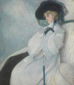 Bild in Weis-Schwarz by Wilhelm List Oil Painting