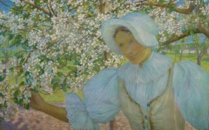 Bretonin by Wilhelm List Oil Painting