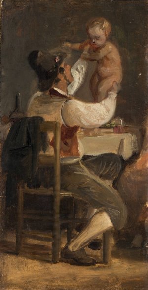 Father's love by Wilhelm Marstrand Oil Painting