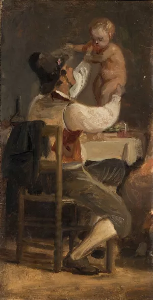 Father's love by Wilhelm Marstrand Oil Painting