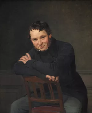 Gottlieb Bindesboll, Danish Architect by Wilhelm Marstrand Oil Painting