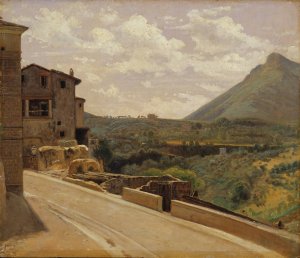 Italian Landscape by Wilhelm Marstrand Oil Painting