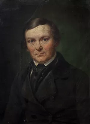 The Architect Gottlieb Bindesboll by Wilhelm Marstrand Oil Painting