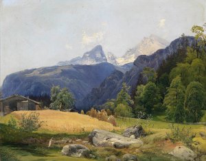 Motiv aus Unterstein by Wilhelm Steinfeld Oil Painting