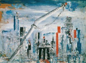 Ansicht von Manhattan by Wilhelm Thony Oil Painting