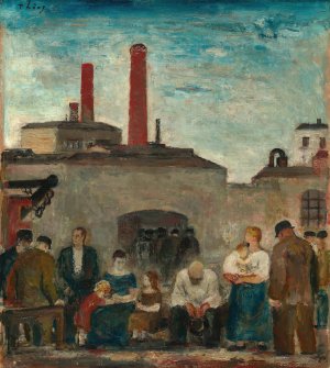 Arbeiterkammer by Wilhelm Thony Oil Painting