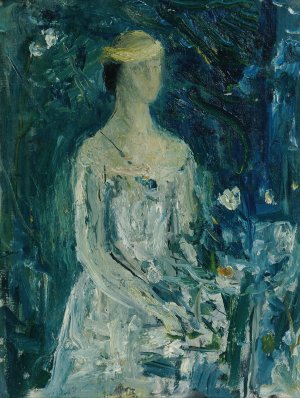 Die Frau des Kunstlers by Wilhelm Thony Oil Painting
