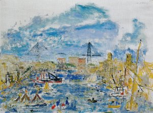Hafen von Marseille by Wilhelm Thony Oil Painting