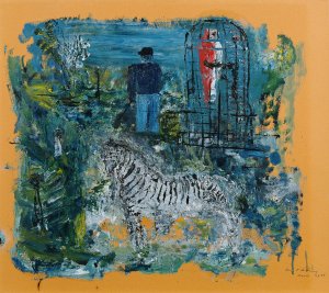 Jardin des Plantes in Paris by Wilhelm Thony Oil Painting