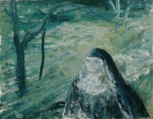Nonne by Wilhelm Thony Oil Painting