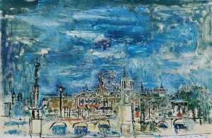 Paris, 11. November by Wilhelm Thony Oil Painting