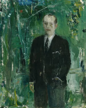 Selbstbildnis by Wilhelm Thony Oil Painting