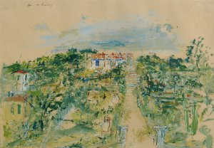 Strase in Sanary-sur-Mer by Wilhelm Thony Oil Painting