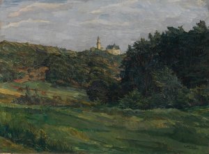 Burg Kronberg im Taunus by Wilhelm Trubner Oil Painting