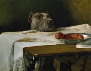 Caesar am Rubicon by Wilhelm Trubner Oil Painting