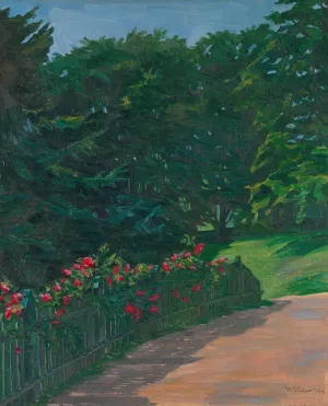 Landscape by Wilhelm Trubner Oil Painting