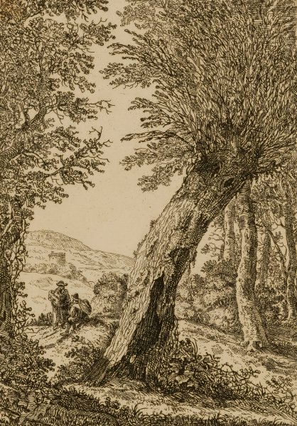 Main Product Photo of Landscape with Willow Painting by Wilhelm Von Bemmel