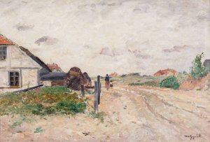 Landscape from Skagen by Wilhelm Von Gegerfelt Oil Painting