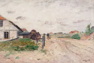 Landscape from Skagen by Wilhelm Von Gegerfelt Oil Painting