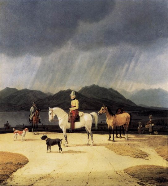 Riders at the Tegernsee