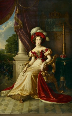 Princess Marianne of the Netherlands by Wilhelm Wach Oil Painting
