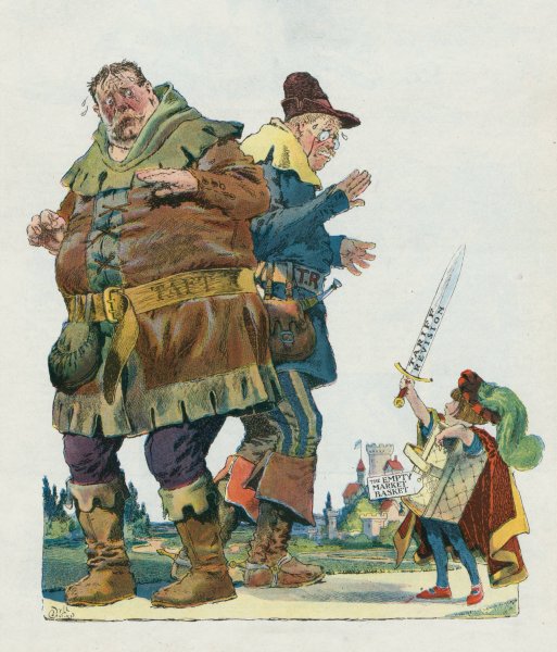 Jack the giant-killer  by Will Crawford - Hand-Painted Oil Painting Reproduction