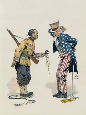 Why you no cuttee off your queue by Will Crawford Oil Painting