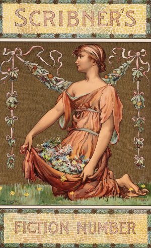 Scribner's fiction number by Will Hicock Low Oil Painting