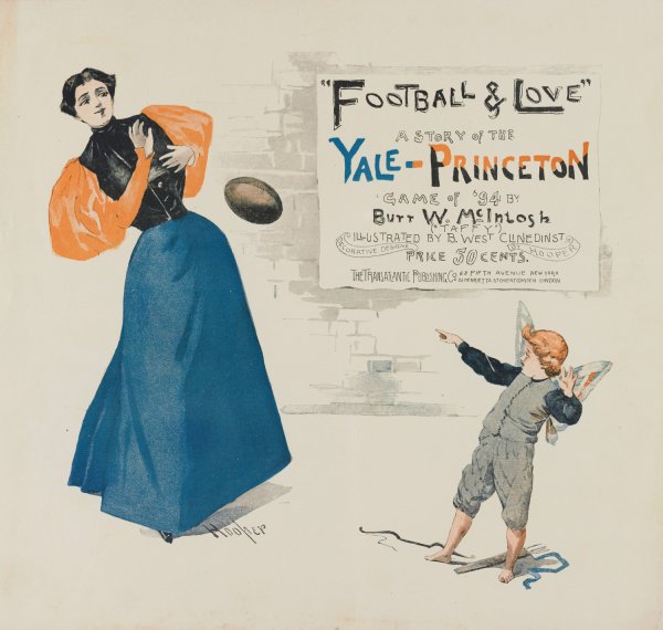 Football and love  by Will Phillip Hooper - Hand-Painted Oil Painting Reproduction