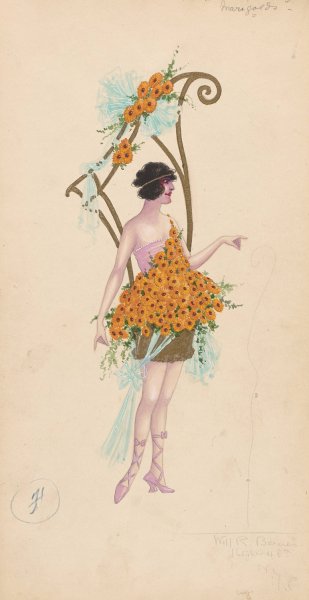 10-Marigolds  by Will R. Barnes - Hand-Painted Oil Painting Reproduction