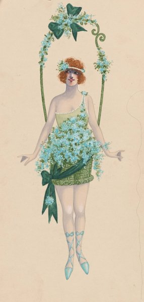 12-Forget Me Not by Will R. Barnes Oil Painting
