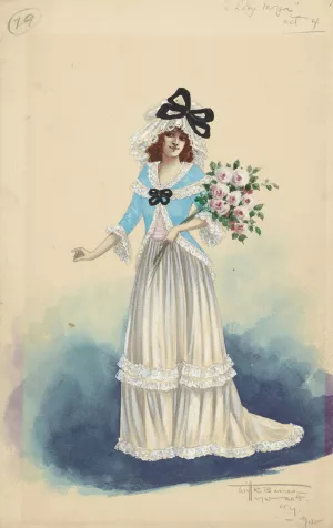 19-Lady Moya-Act 4 by Will R. Barnes Oil Painting