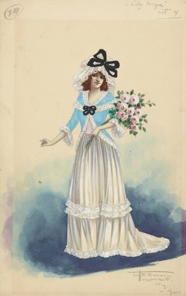 19-Lady Moya-Act 4  by Will R. Barnes - Hand-Painted Oil Painting Reproduction
