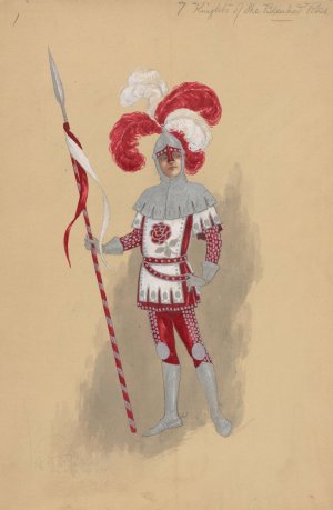 7 Knights of the Blended Rose by Will R. Barnes Oil Painting