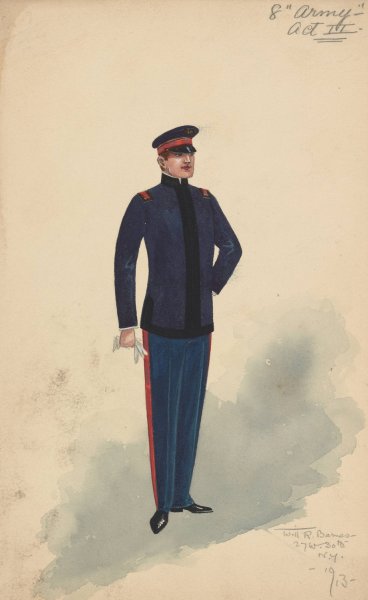 8 Army-Act III  by Will R. Barnes - Hand-Painted Oil Painting Reproduction