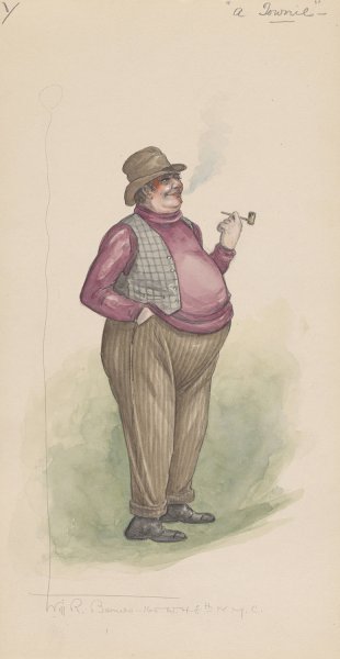 A Townie  by Will R. Barnes - Hand-Painted Oil Painting Reproduction