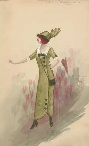 Act I-Adelaide by Will R. Barnes Oil Painting