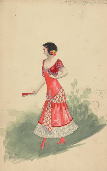 Main Product Photo of Act I-Spanish Ladies  Painting by Will R. Barnes