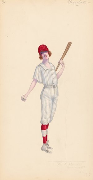 Baseball, 15 by Will R. Barnes Oil Painting