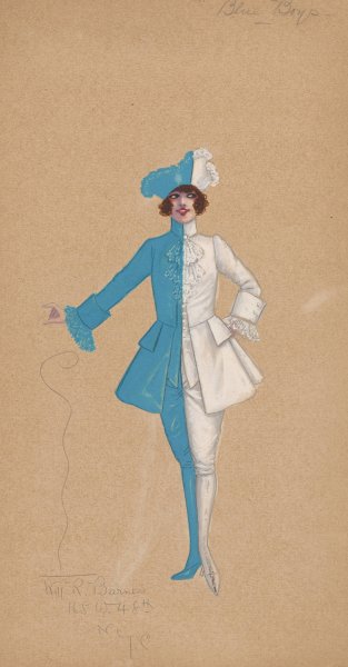Blue Boys  by Will R. Barnes - Hand-Painted Oil Painting Reproduction
