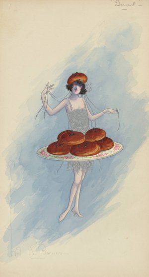 Buns by Will R. Barnes Oil Painting