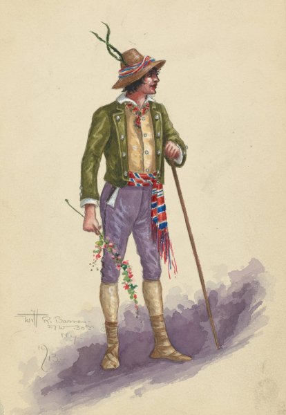 Main Product Photo of CC-Corsican Men-Act II  Painting by Will R. Barnes