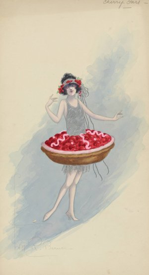 Cherry Tart by Will R. Barnes Oil Painting