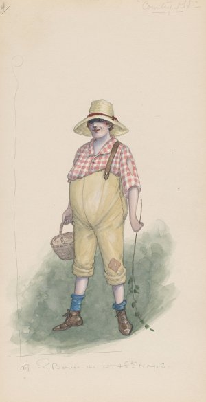 Country Kid by Will R. Barnes Oil Painting