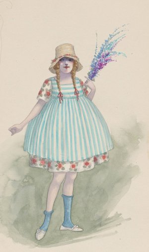 Country Kid by Will R. Barnes Oil Painting