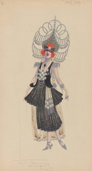 Court Lady by Will R. Barnes Oil Painting