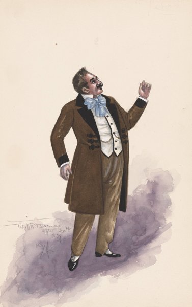 Gabor  by Will R. Barnes - Hand-Painted Oil Painting Reproduction
