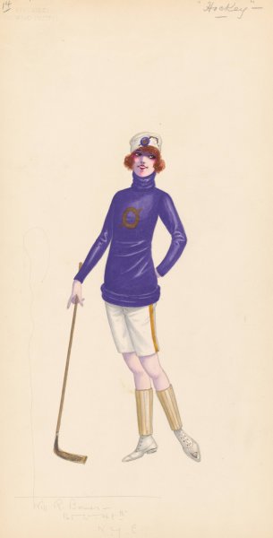 Hockey, 14  by Will R. Barnes - Hand-Painted Oil Painting Reproduction
