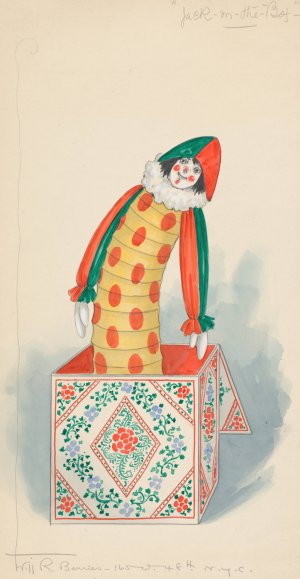 Jack-in-the-box by Will R. Barnes Oil Painting