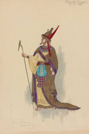 King of Egypt by Will R. Barnes Oil Painting